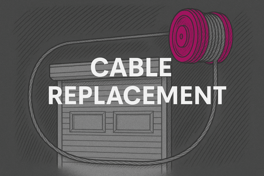 Garage Door cables replacement in our garage door services