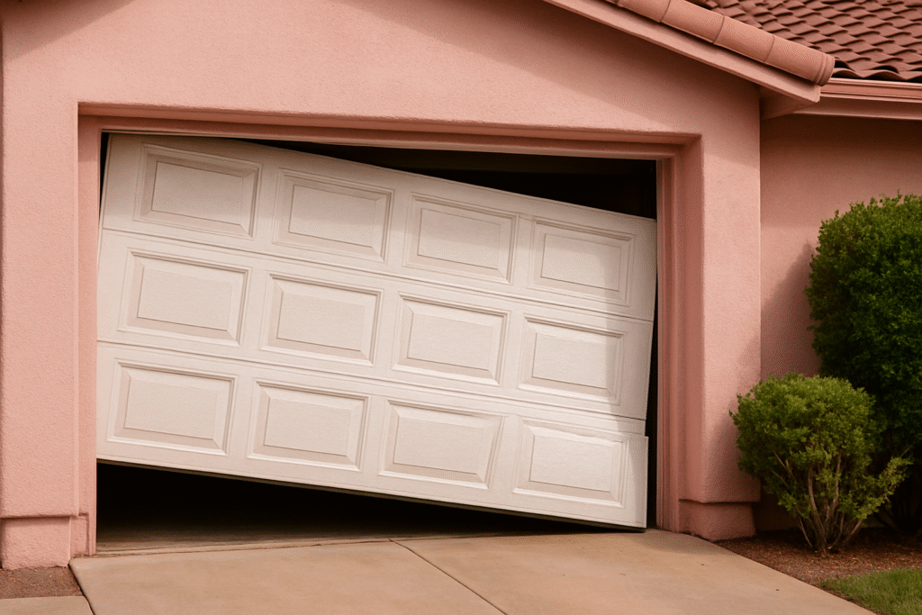 Garage Door Off Track Milpitas CA