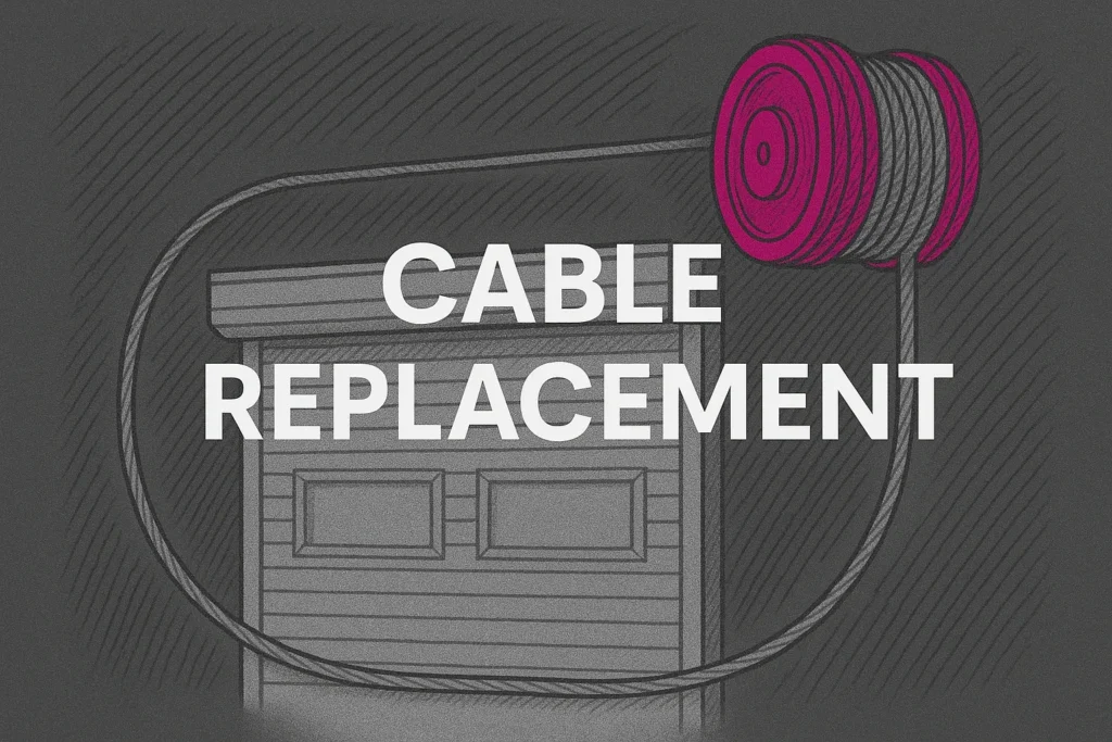 Garage Door cables replacement in our garage door services