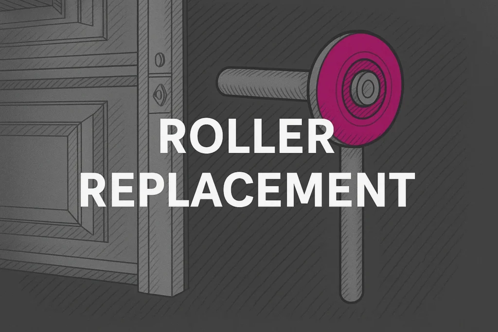 Garage Door rollers replacement in our garage door services