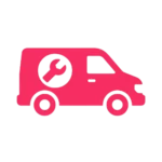 service garage door van icon