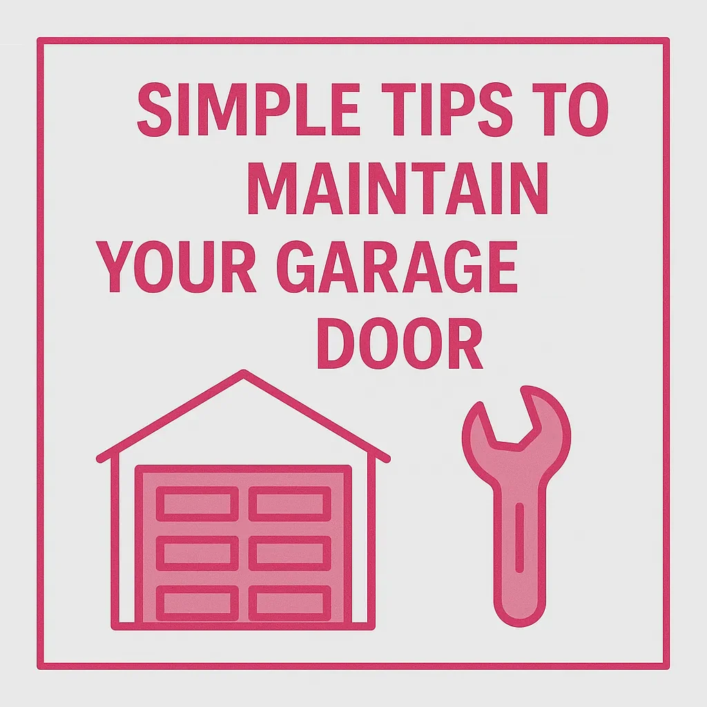 Simple tips to maintain your garage door