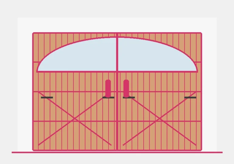 Illustration of an Amarr Amarr by Design garage door style