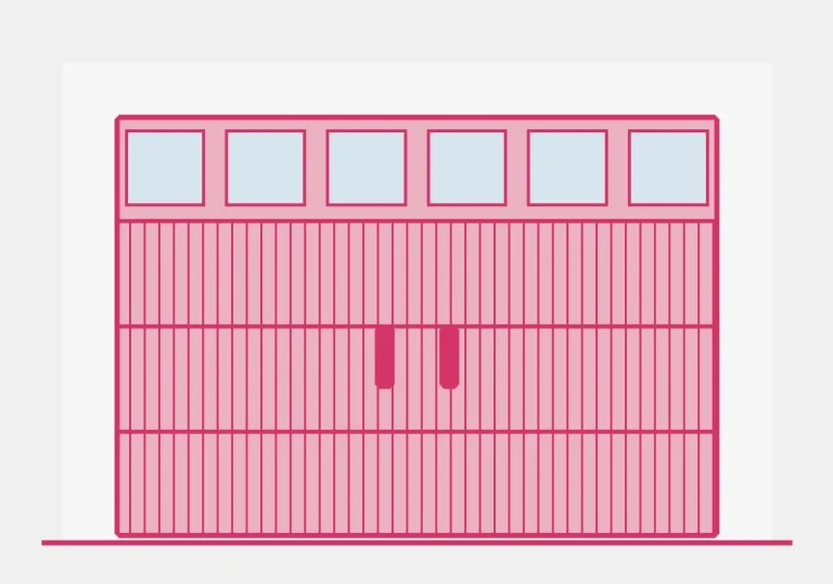 Illustration of an Amarr Designer's Choice garage door style