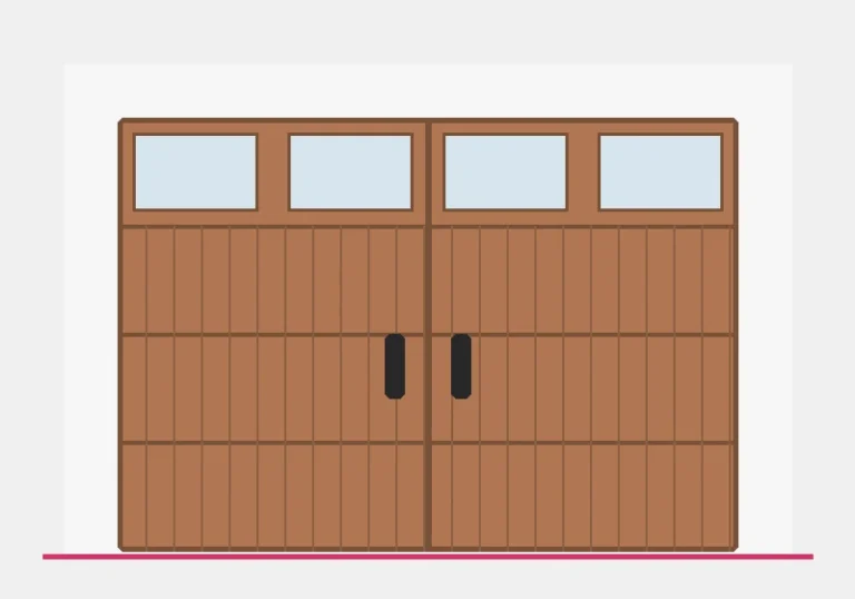 Illustration of a Hörmann Infinity Classic 7800 garage door