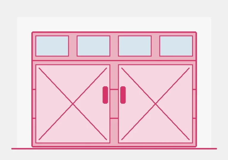 Illustration of a Hörmann Therma Style 5500 garage door